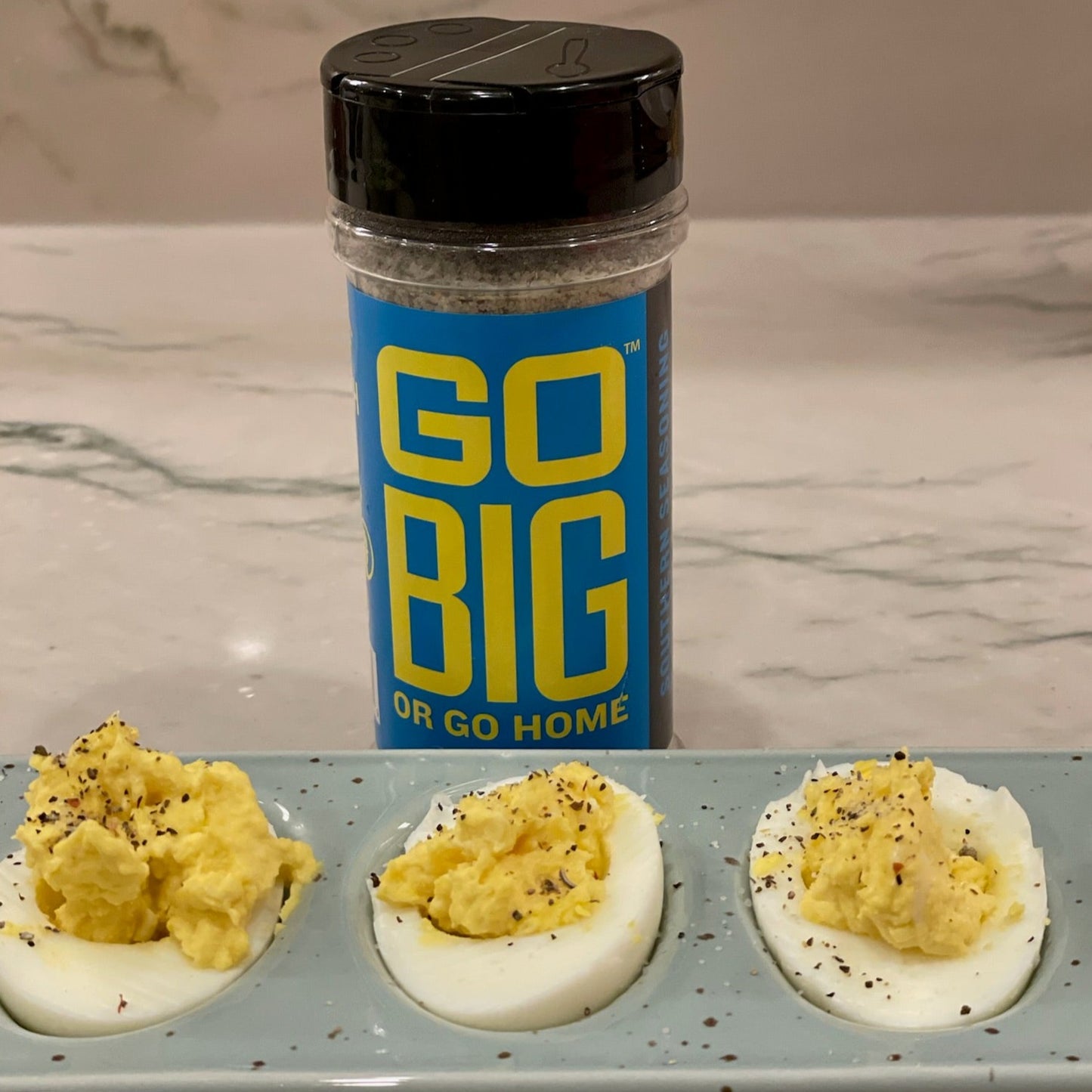 Eggs and Southern Seasoning from Go Big Flavor